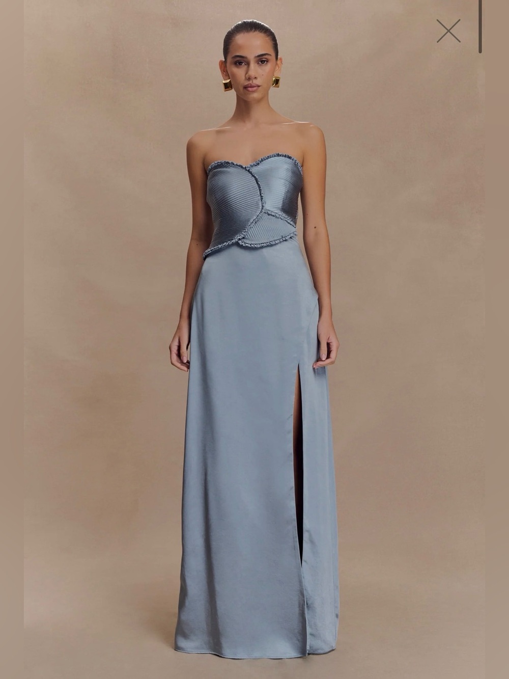 **BRAND NEW** Meshki Larissa Dress Frosted Blue XS